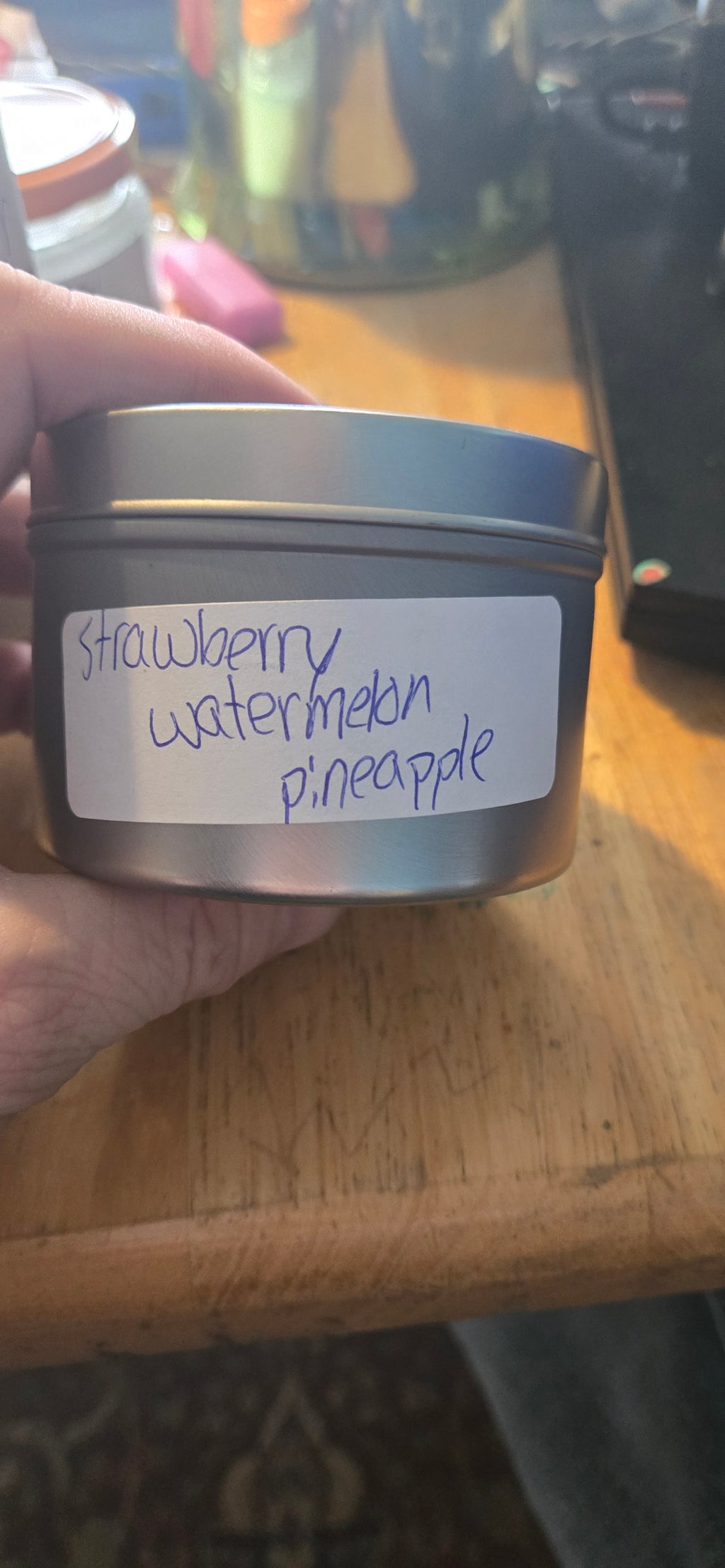 Strawberry, Watermelon, Pineapple Candle