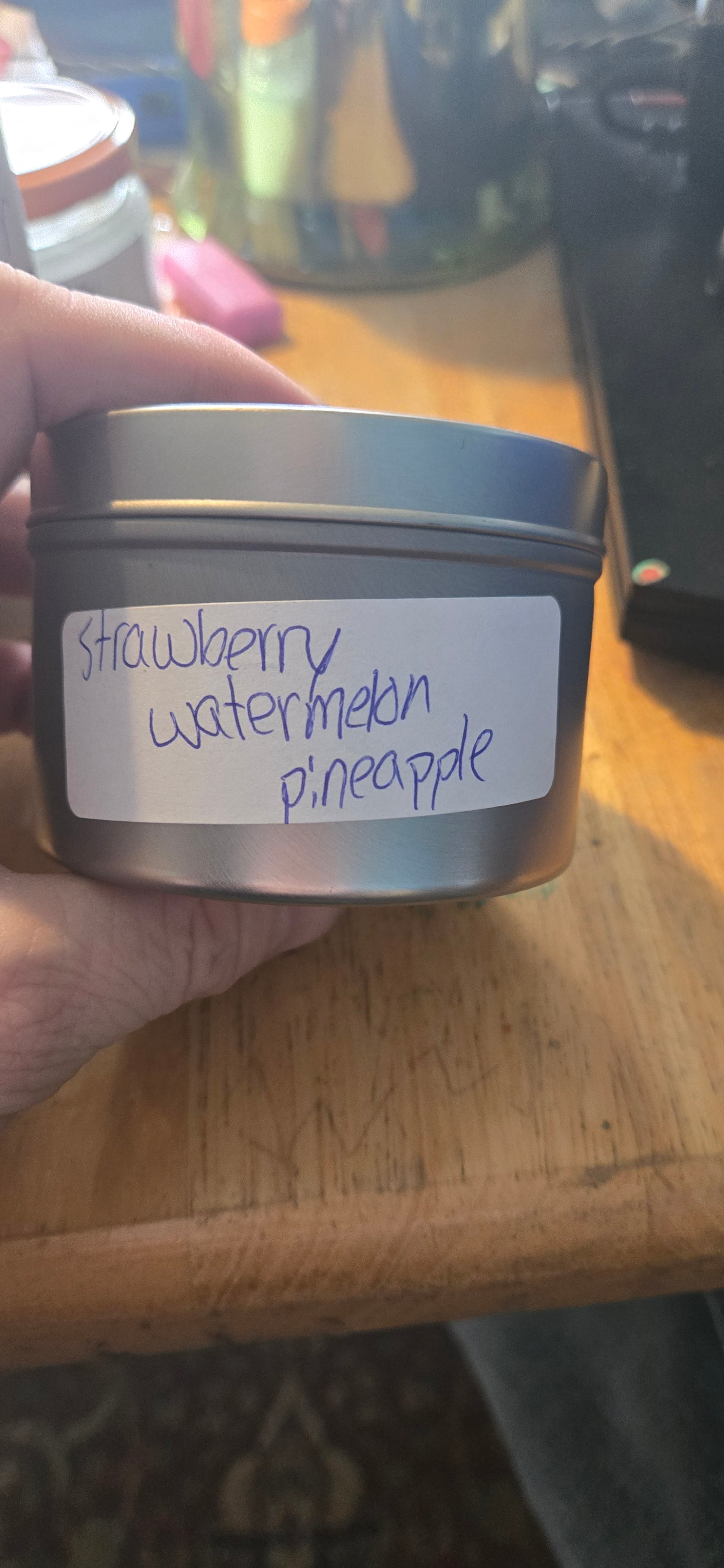 Strawberry, Watermelon, Pineapple Candle